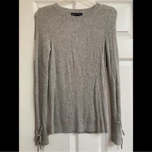 Banana Republic Gray Ribbed Sweater SZ: XS